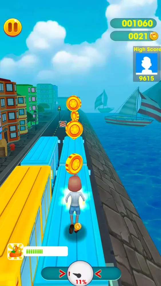 Capturas de tela do Jojo Run