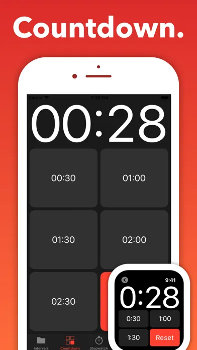 Zrzuty ekranu Seconds Pro Interval Timer