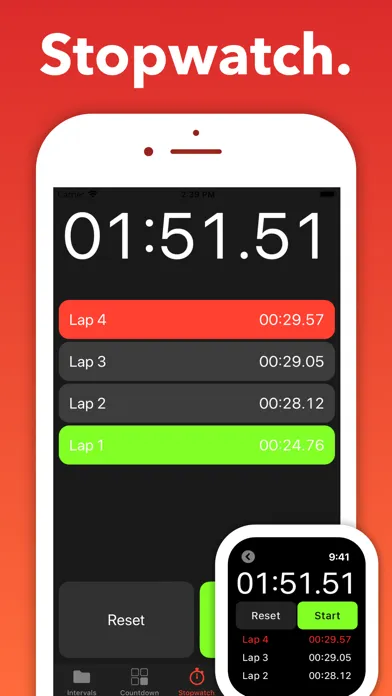 Zrzuty ekranu Seconds Pro Interval Timer