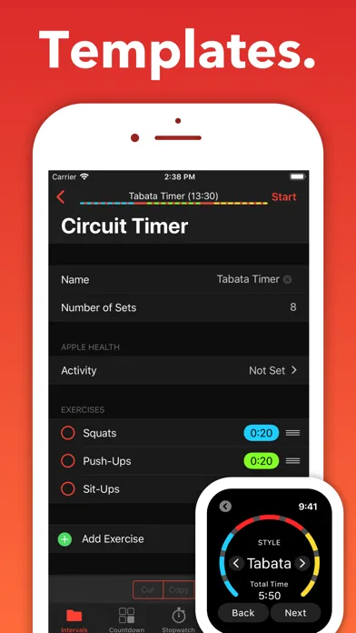 Zrzuty ekranu Seconds Pro Interval Timer