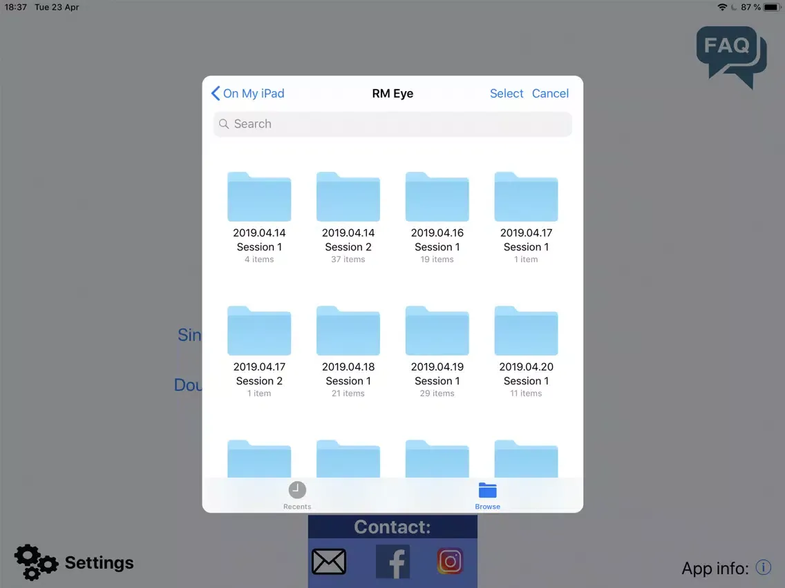 Run Monitor Eye 2019 iPad  स्क्रीनशॉट