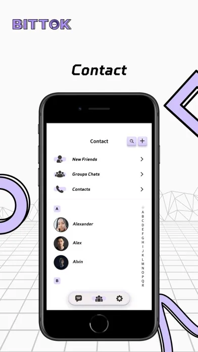 Bittok Chat スクリーンショット
