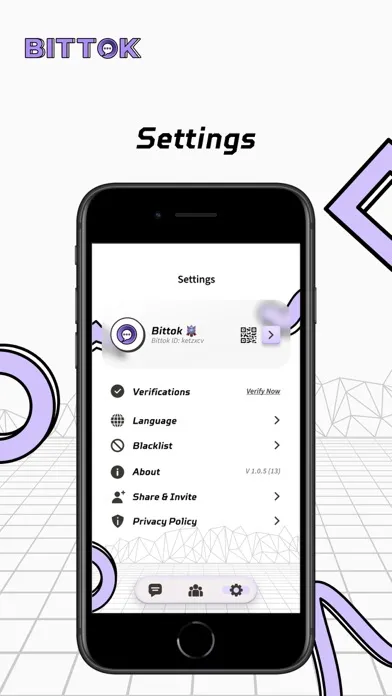 Bittok Chat スクリーンショット