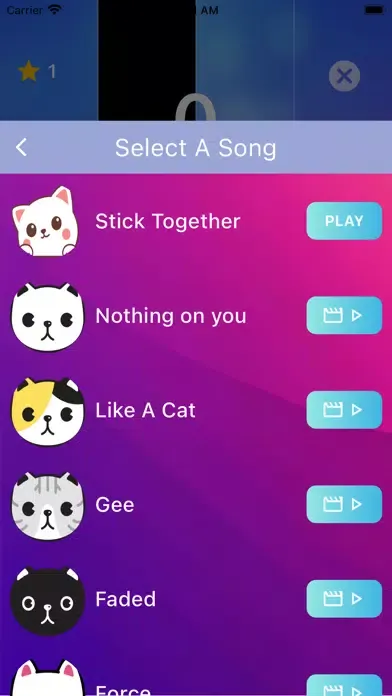 Captures d'écran de Tiles Hop: Piano Music Game