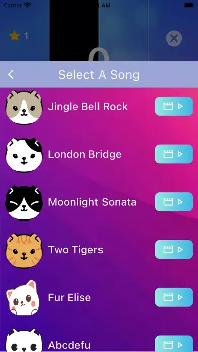 Captures d'écran de Tiles Hop: Piano Music Game