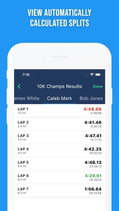 Ảnh chụp màn hình của Split Tracker - Timing System