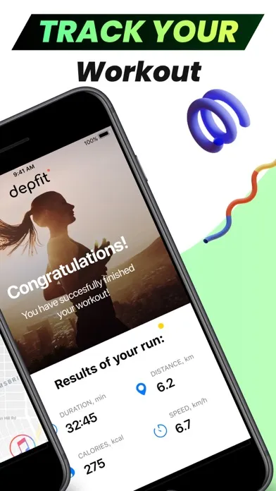 Weight Loss Running by Depfit スクリーンショット