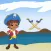 Adventure Game Brave Boy in th