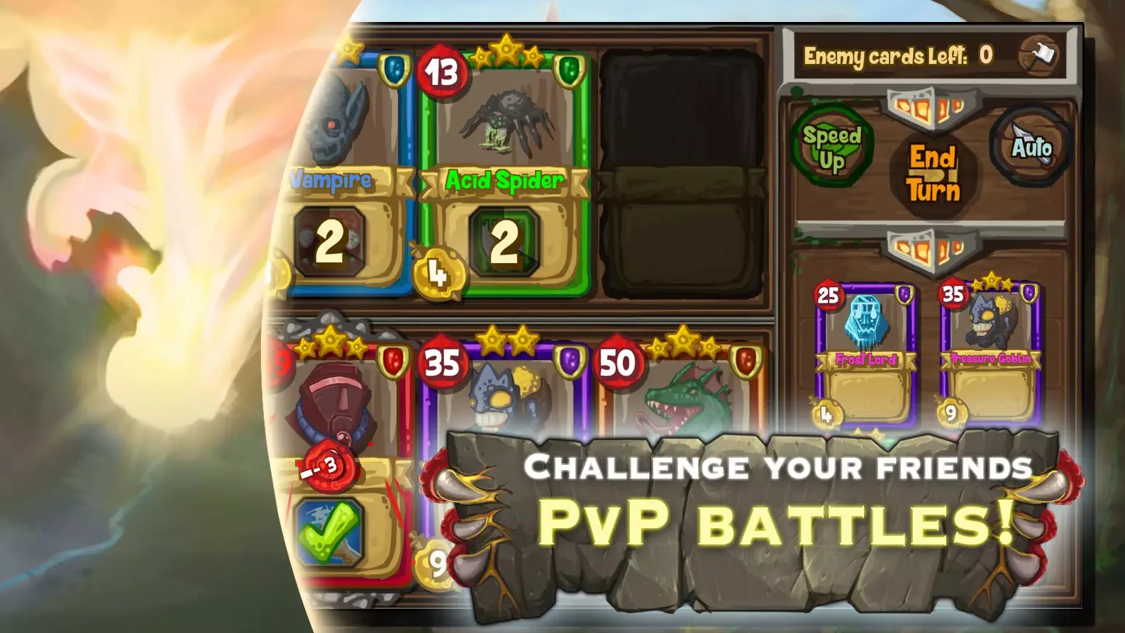 Tangkapan skrin Card Lords