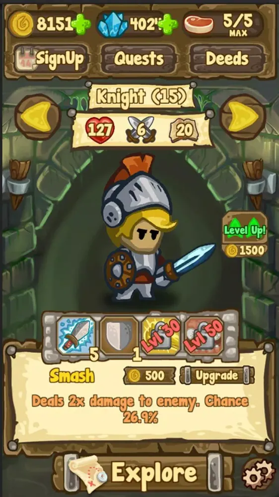 Dungeon Loot - dungeon crawler Ekran Görüntüleri