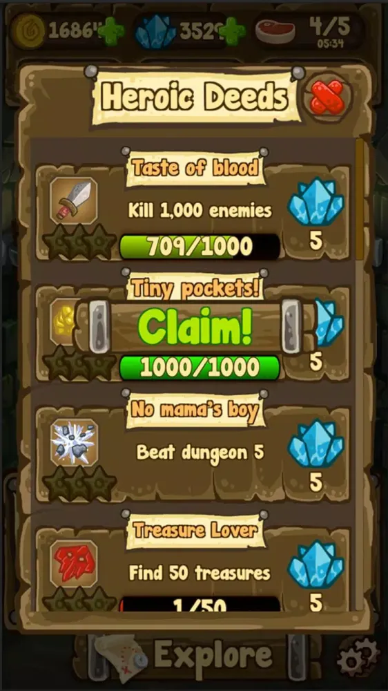 Dungeon Loot - dungeon crawler Ekran Görüntüleri