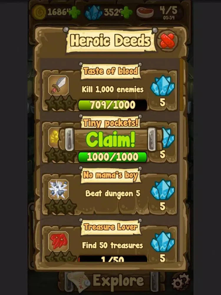 Dungeon Loot - dungeon crawler Ekran Görüntüleri