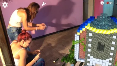 Capturas de tela do WrldCraft