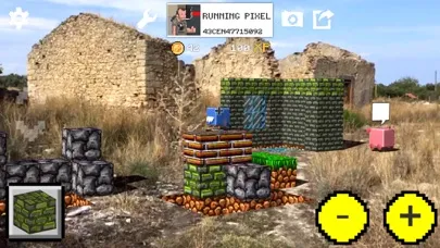 Capturas de tela do WrldCraft