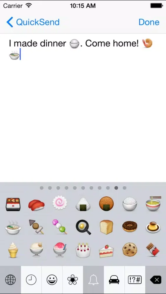 QuickSend - Send common messages quickly应用截图