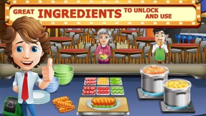 Dream Cooking Chef - Fast Food Restaurant Kitchen Story 스크린샷