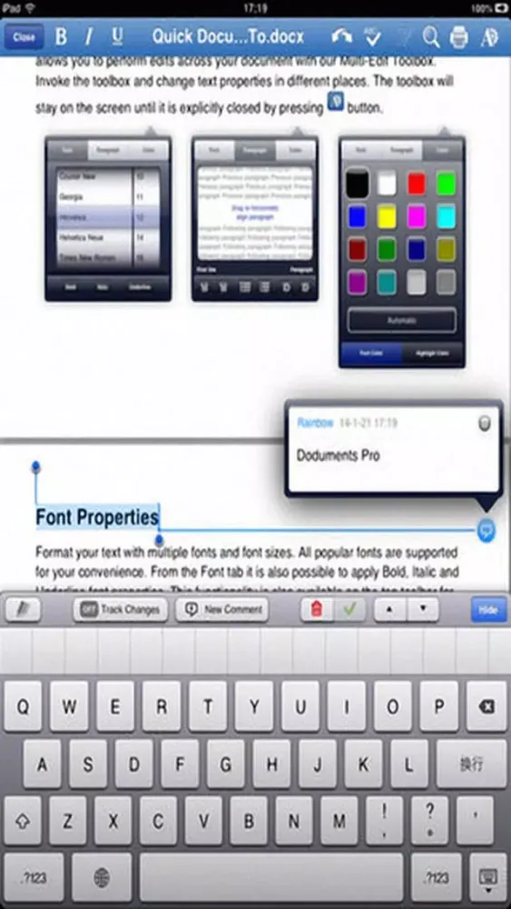 Ảnh chụp màn hình của Quick Documents Pro for Office Productivity Docs
