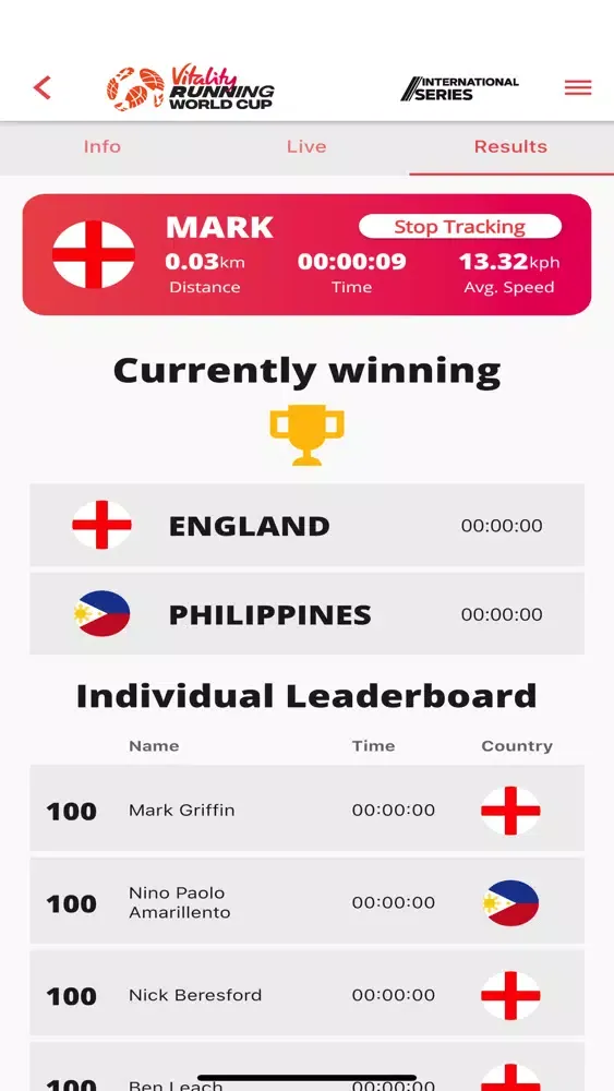Capturas de pantalla de RWC International Series