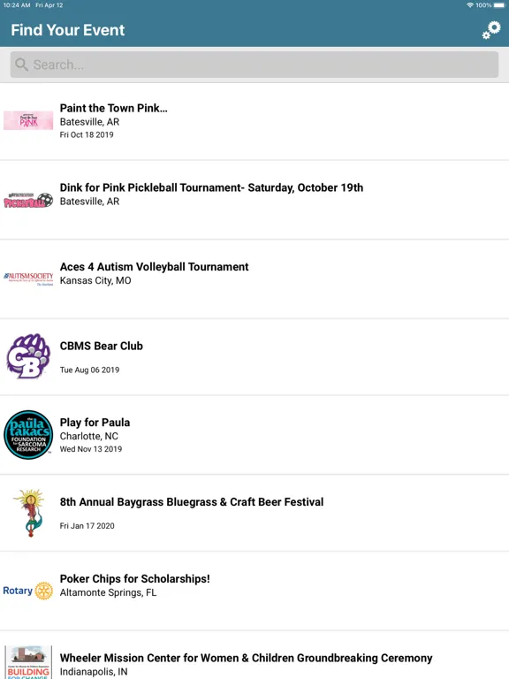Capturas de pantalla de TicketSignup Tickets iPad 
