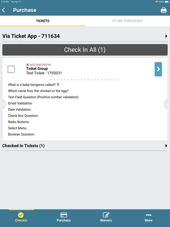 Capturas de pantalla de TicketSignup Tickets iPad 