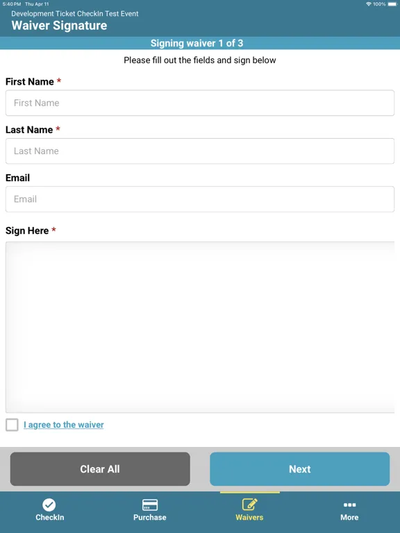 Capturas de pantalla de TicketSignup Tickets iPad 
