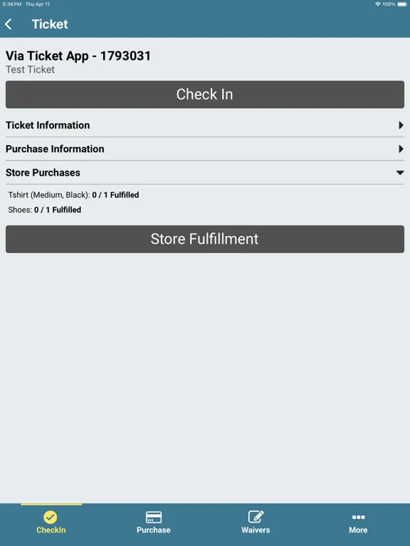 Capturas de pantalla de TicketSignup Tickets iPad 