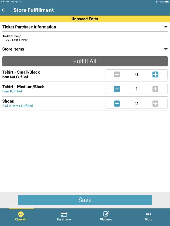 Capturas de pantalla de TicketSignup Tickets iPad 