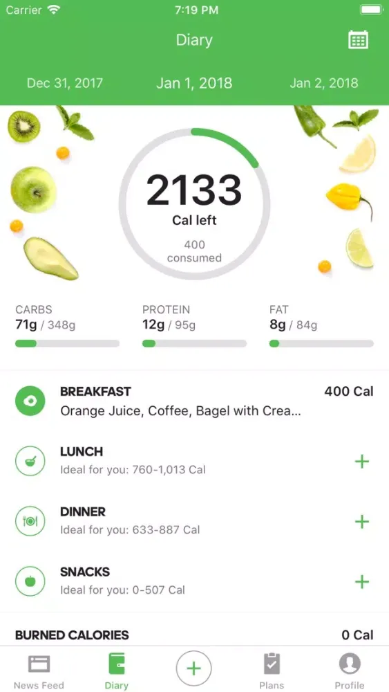 Runtastic Balance Food Diary應用截圖