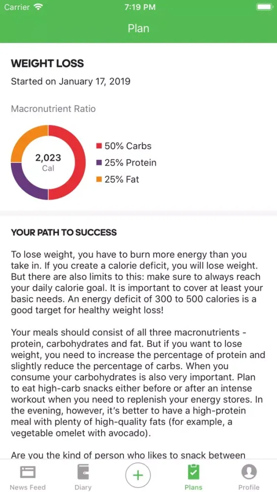 Runtastic Balance Food Diary應用截圖