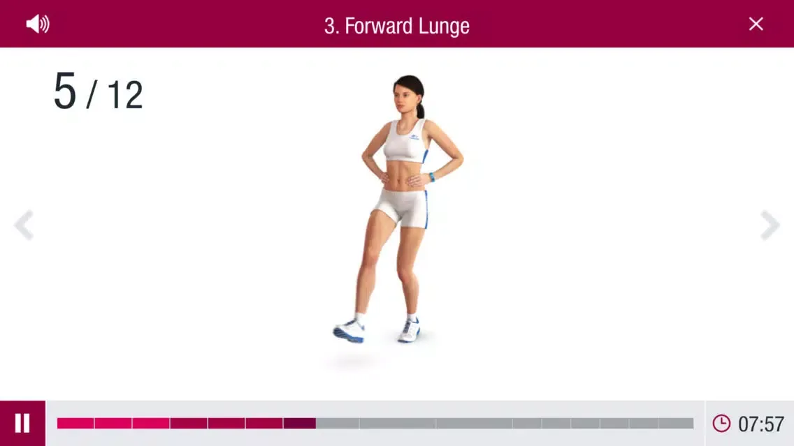 ภาพหน้าจอของ Runtastic Butt Trainer