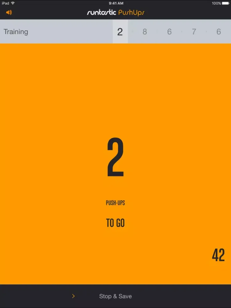 Capturas de pantalla de Push-Ups Counter & Trainer iPad 