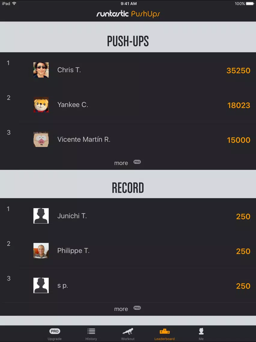 Push-Ups Counter & Trainer iPad  سکرین شاٹس
