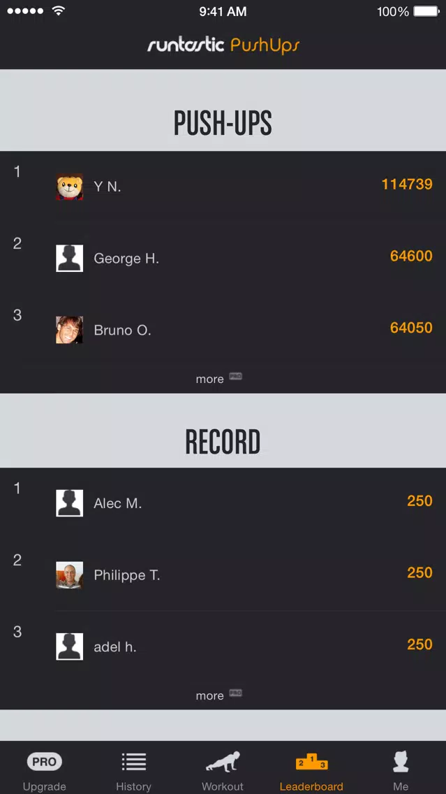 Push-Ups Counter & Trainer سکرین شاٹس