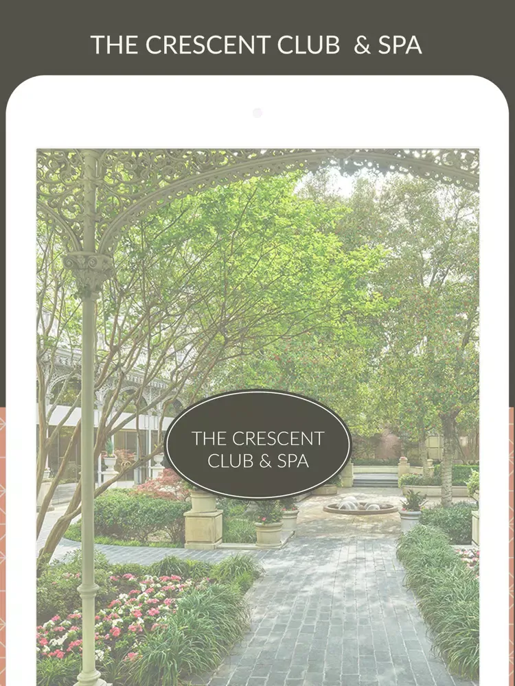 Tangkapan layar The Crescent Club and Spa iPad 