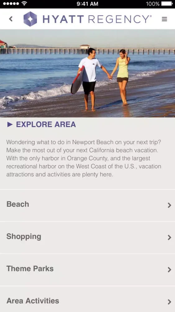 Hyatt Regency Newport Beach应用截图