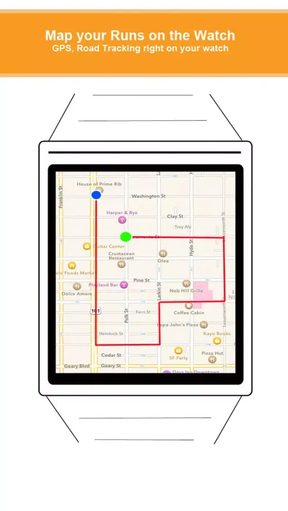 Screenshot di Run Watch - Heart Rate, Map, and GPS for running, cycling, walking workouts & weight loss