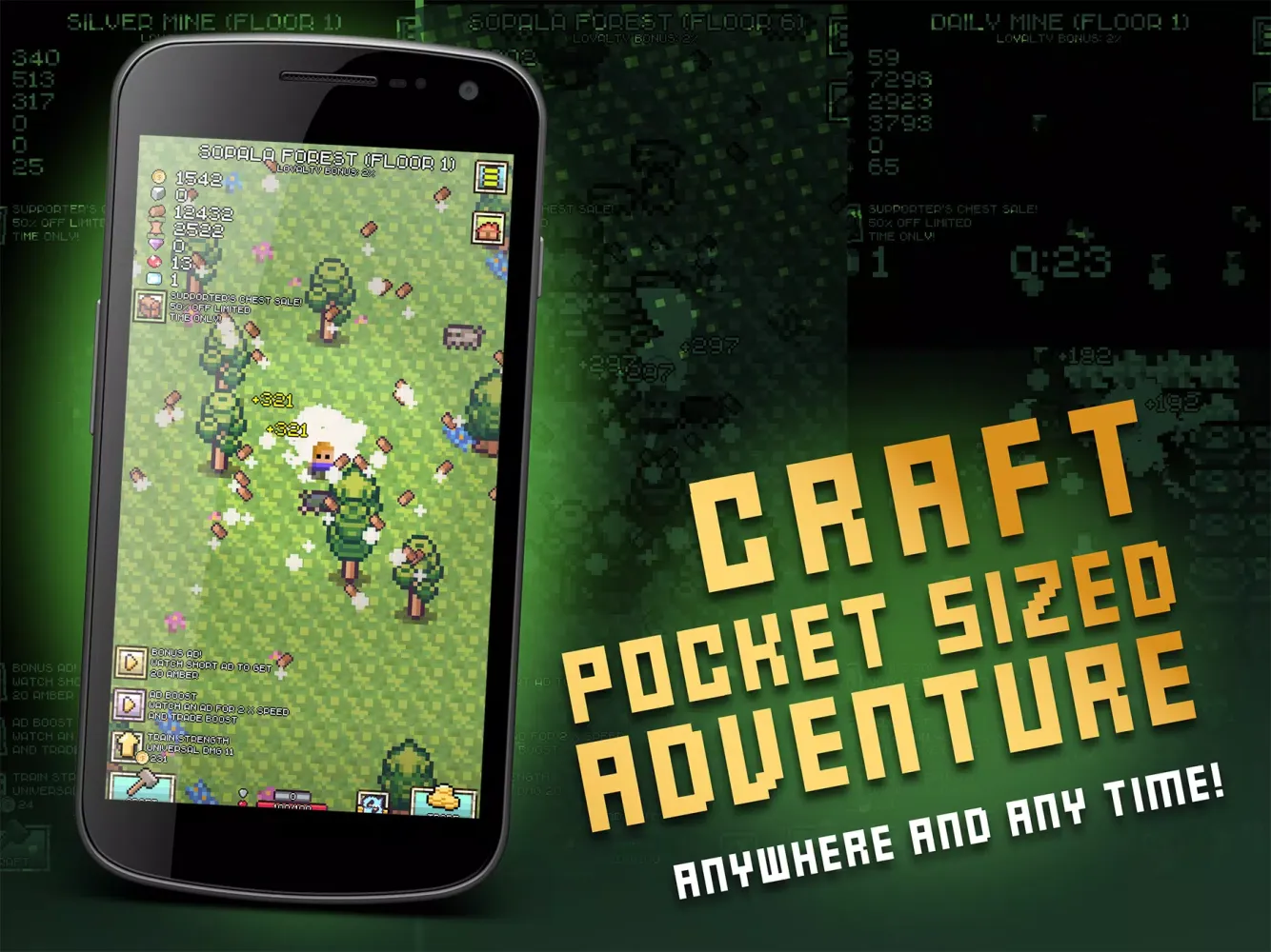 Скриншоты Idle Pocket Crafter