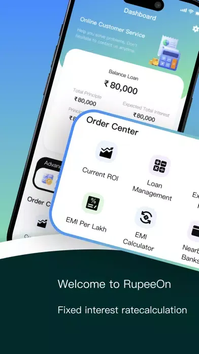 Скриншоты RupeeOn-Credit Loan calculator