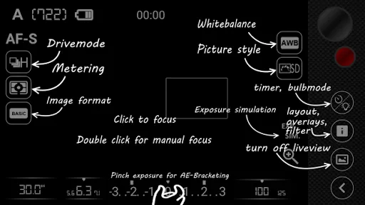 Скриншоты Camera Pro Control