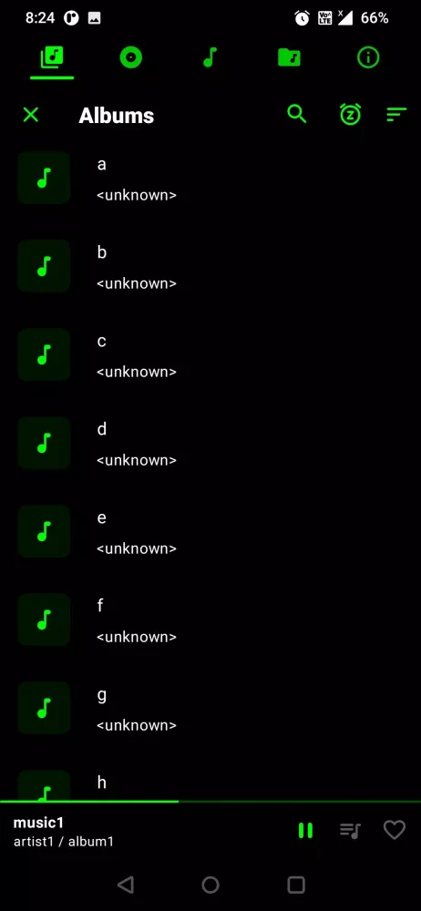R Music Player Screenshots