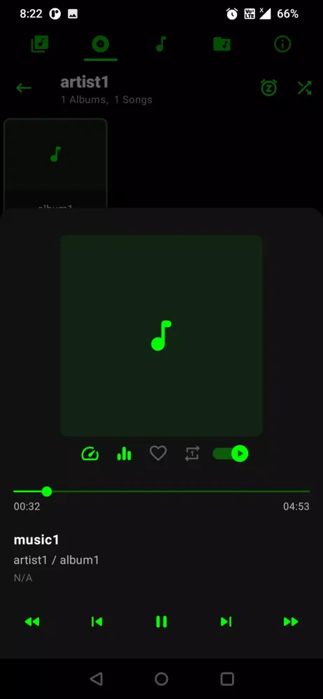 R Music Player Screenshots