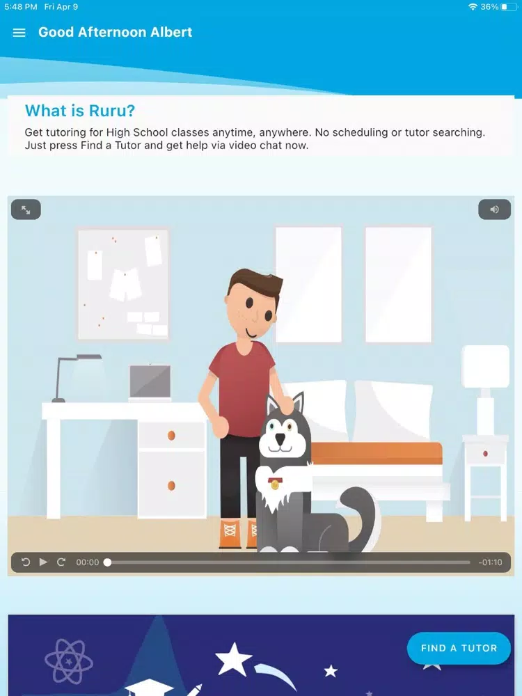 Zrzuty ekranu Ruru On-Demand Online Tutoring iPad 