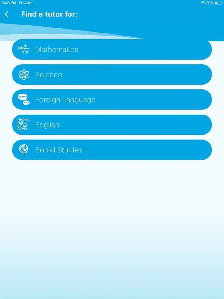 Zrzuty ekranu Ruru On-Demand Online Tutoring iPad 