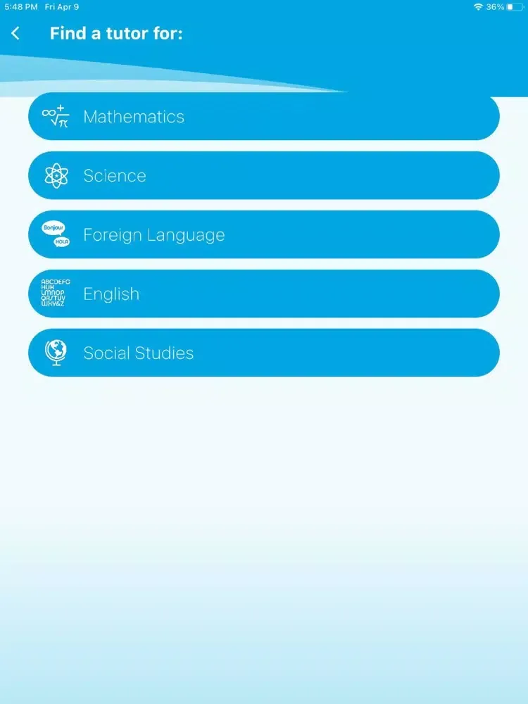 ภาพหน้าจอของ Ruru On-Demand Online Tutoring iPad 