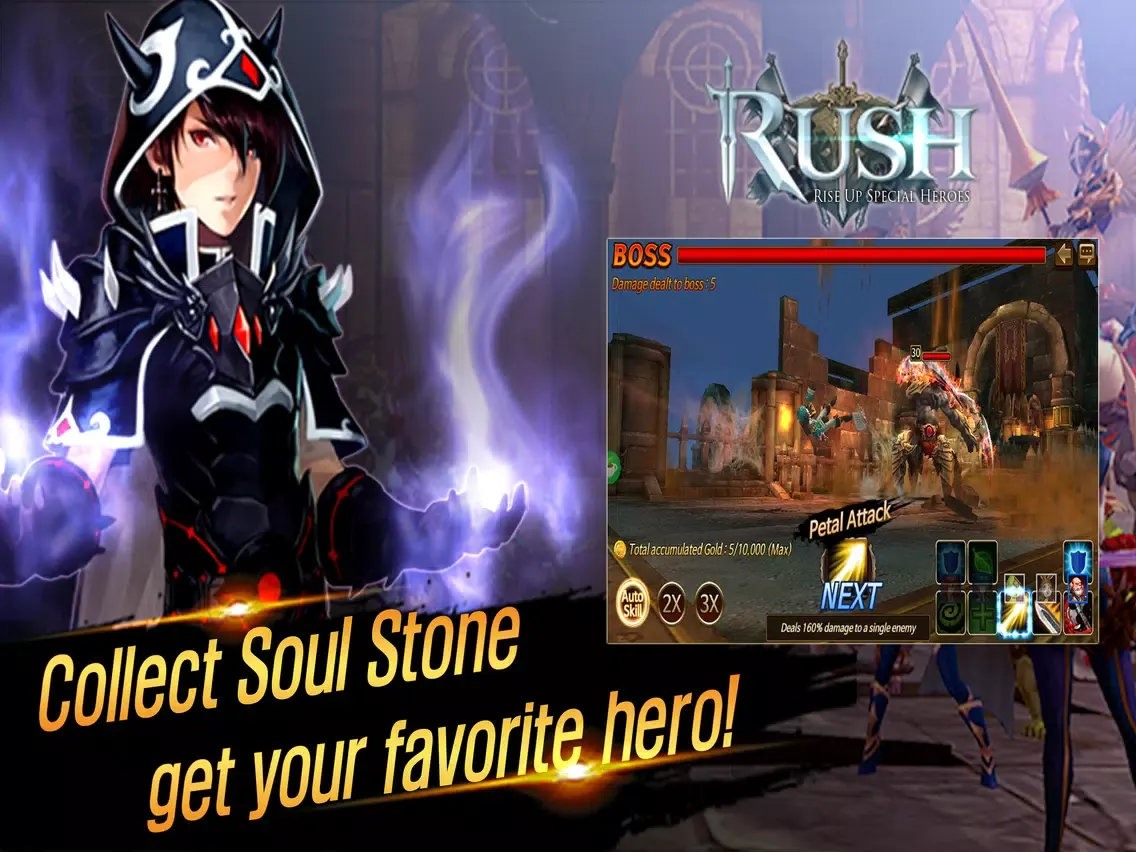 Rush (Rise up special heroes) iPad  Screenshots