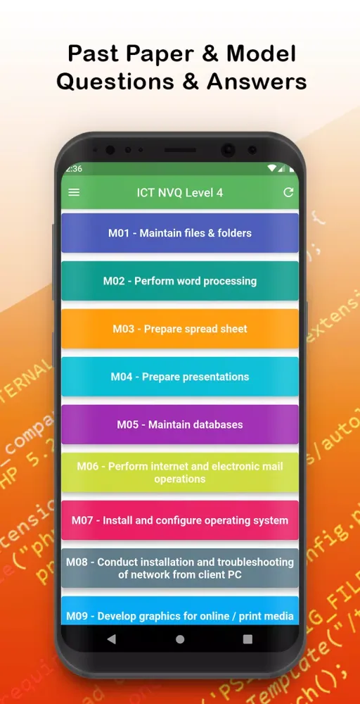 ICT NVQ Level 4 - Exam Helper سکرین شاٹس