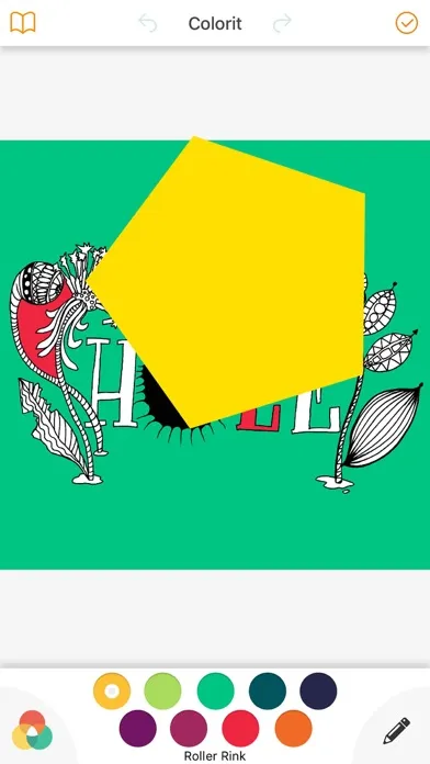 ภาพหน้าจอของ Swear words coloring book