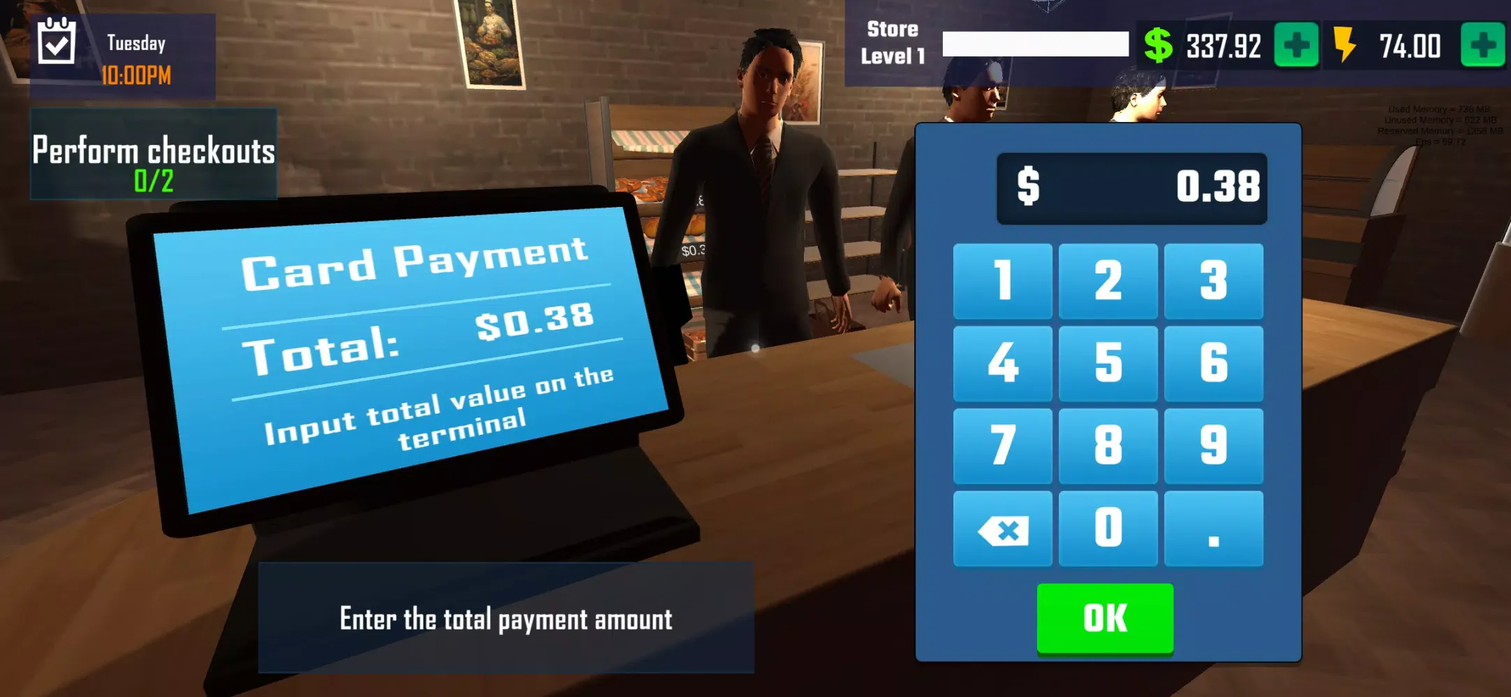 Zrzuty ekranu Store Simulator