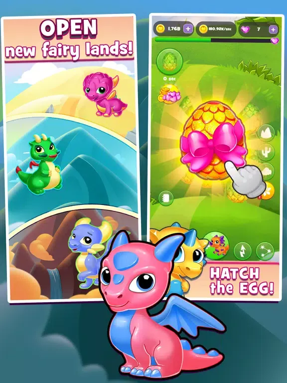 تصاویر Evolve Dragons! Pet collection iPad 
