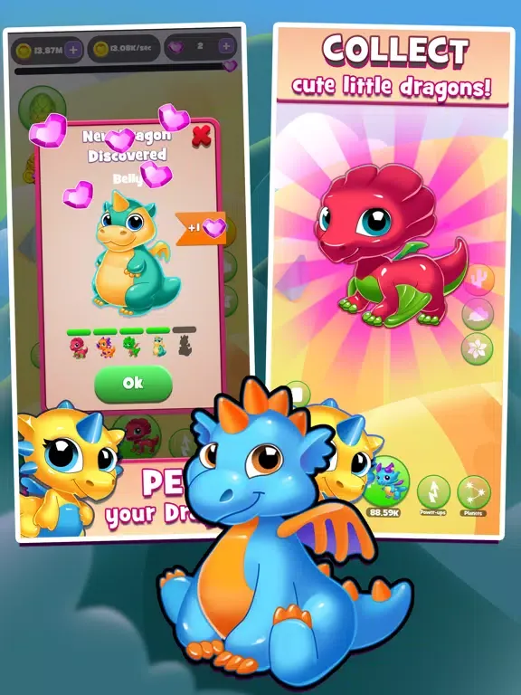 تصاویر Evolve Dragons! Pet collection iPad 